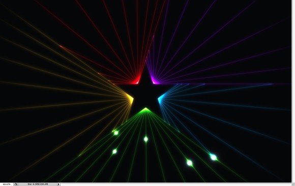 Easy Star Light in Photoshop