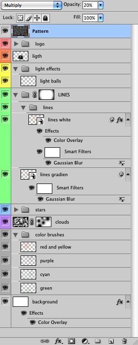 Easy Star Light in Photoshop