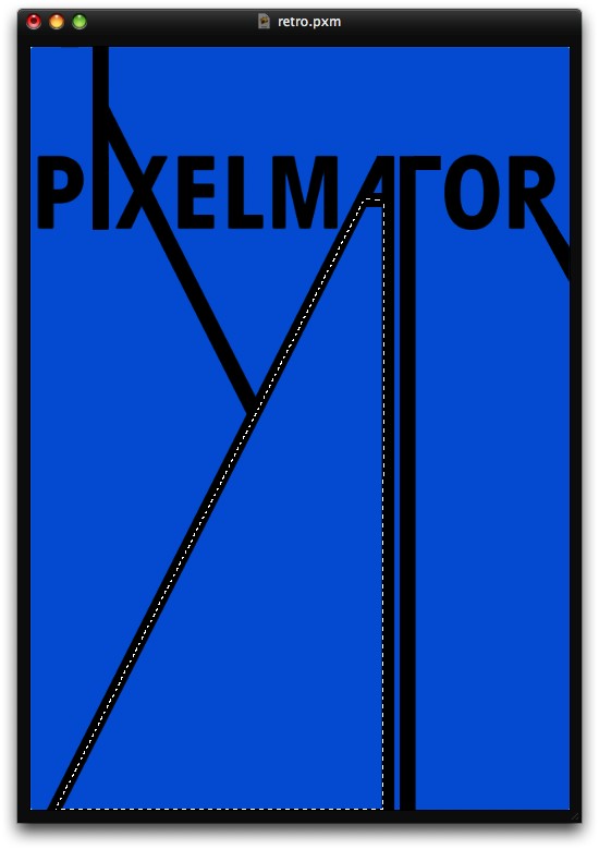 Stylish Retro Poster in Pixelmator