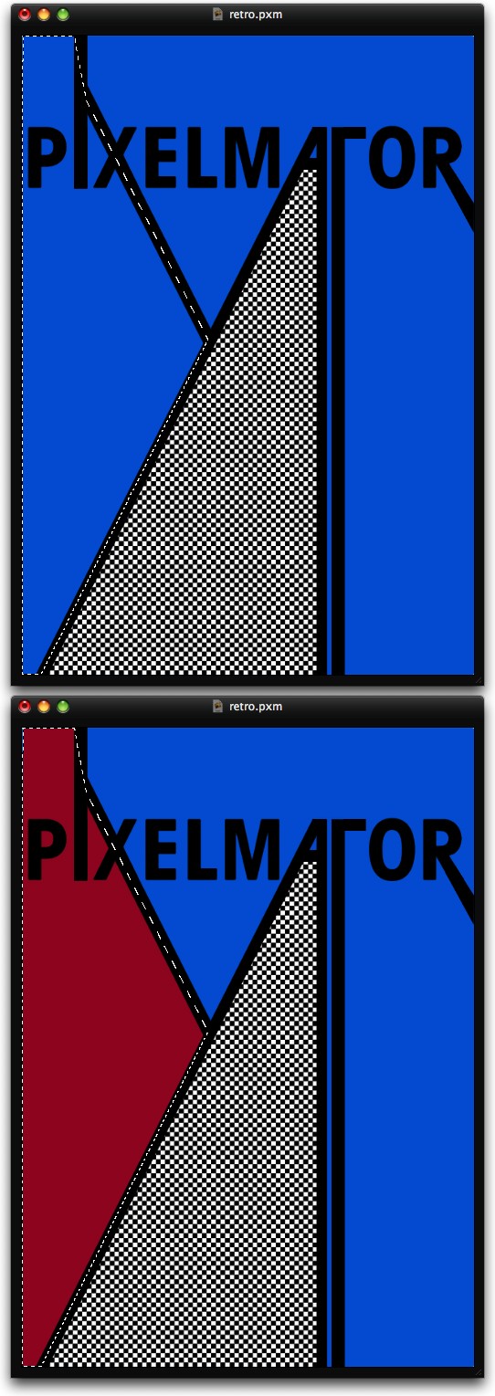 Stylish Retro Poster in Pixelmator