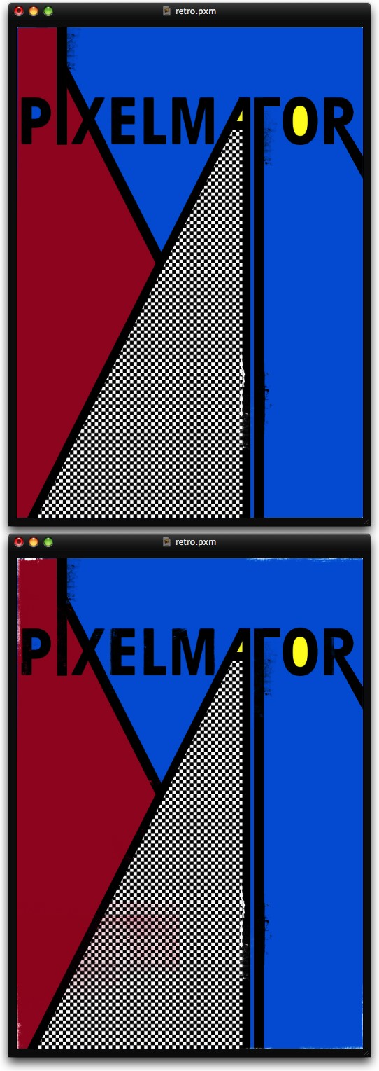 Stylish Retro Poster in Pixelmator