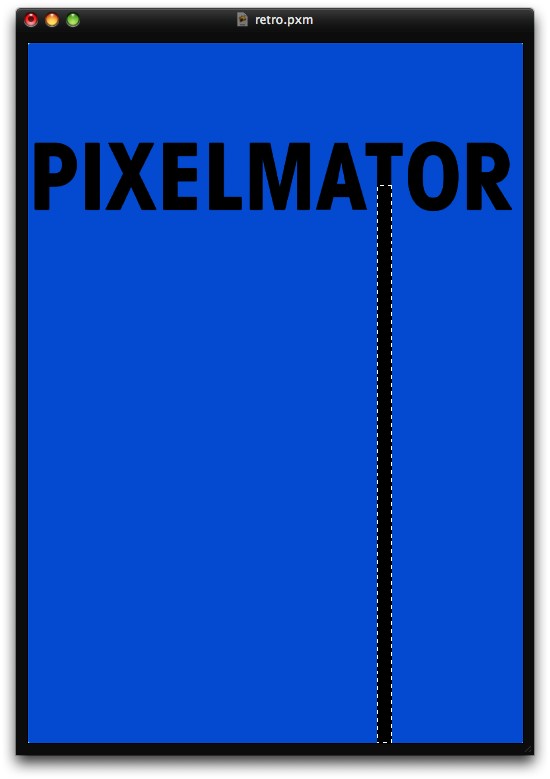 Stylish Retro Poster in Pixelmator