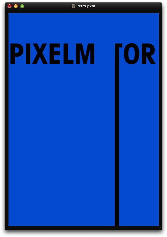 Stylish Retro Poster in Pixelmator