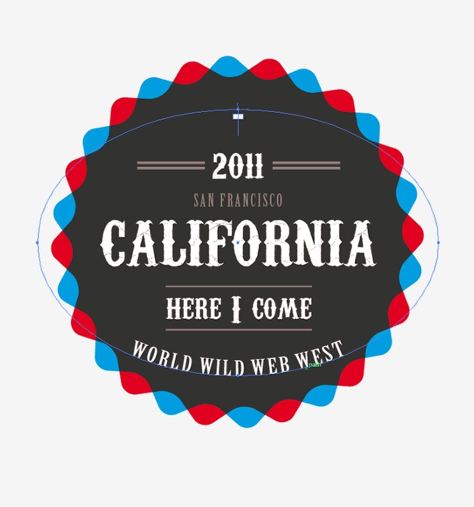 Vintage Badge in Illustrator and Photoshop