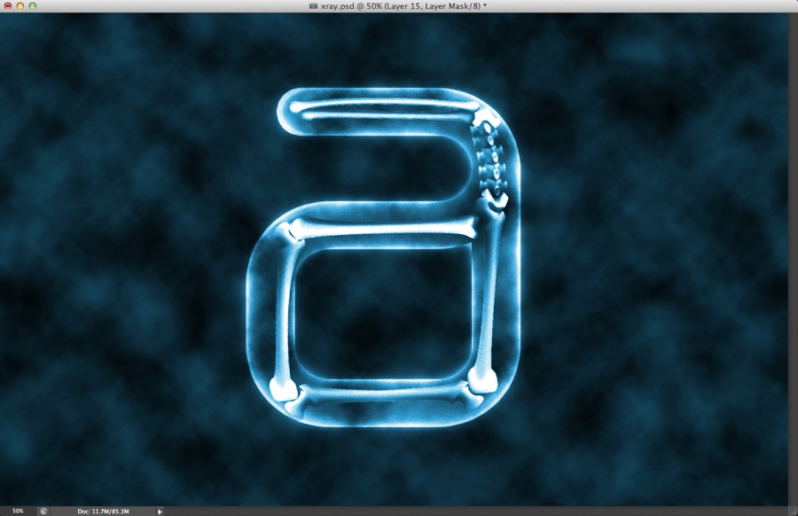 X-Ray Typography in Photoshop