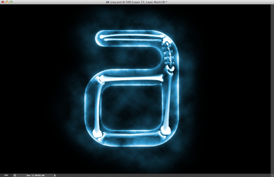 X-Ray Typography in Photoshop
