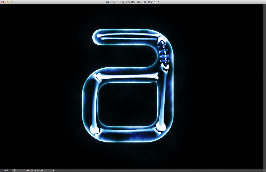 X-Ray Typography in Photoshop