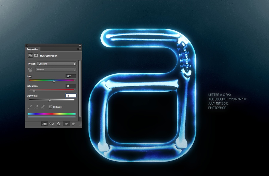 X-Ray Typography in Photoshop