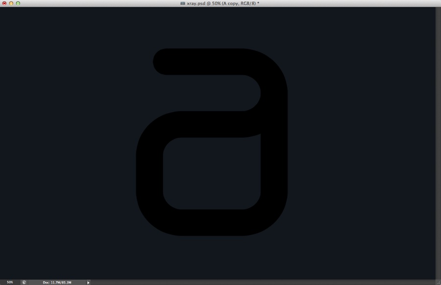 X-Ray Typography in Photoshop