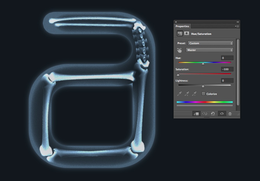 X-Ray Typography in Photoshop