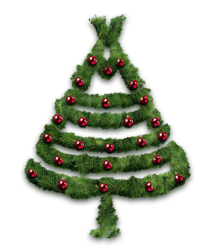 Xmas Tree Typography in Photoshop