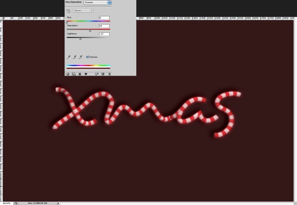 Xmas Wallpaper in Cinema 4D and Photoshop