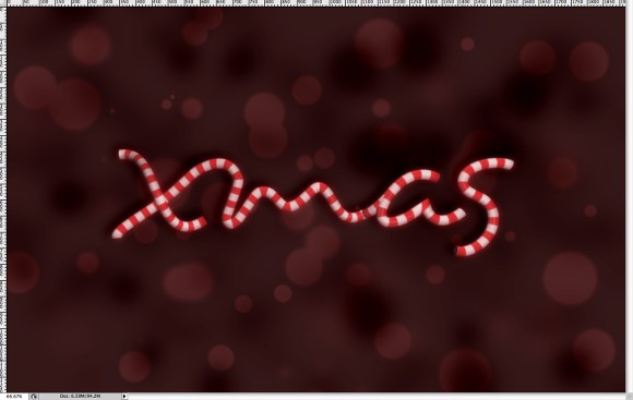 Xmas Wallpaper in Cinema 4D and Photoshop