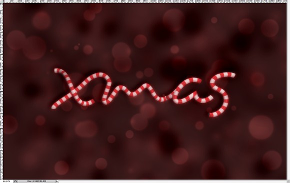 Xmas Wallpaper in Cinema 4D and Photoshop