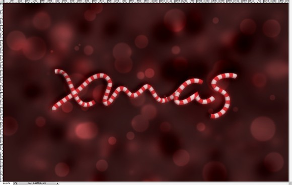 Xmas Wallpaper in Cinema 4D and Photoshop