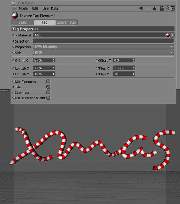 Xmas Wallpaper in Cinema 4D and Photoshop