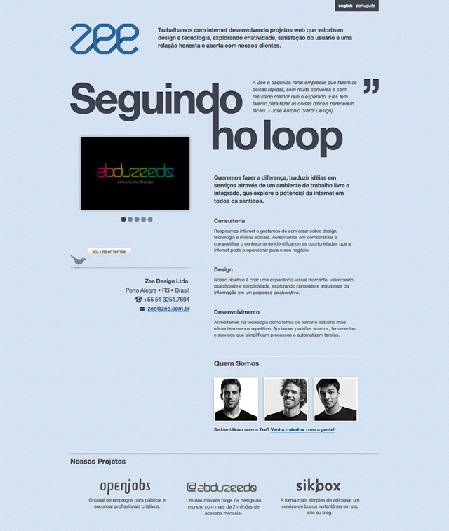 Web Design Process: Zee Site
