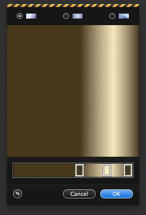 Golden Text in Pixelmator