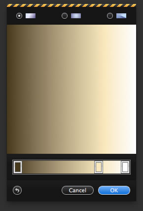 Golden Text in Pixelmator