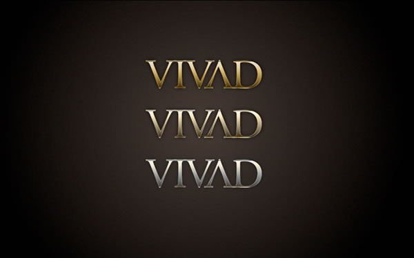 Golden Text in Pixelmator