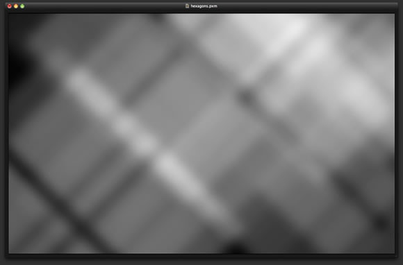 Hexagons Bokeh in Pixelmator