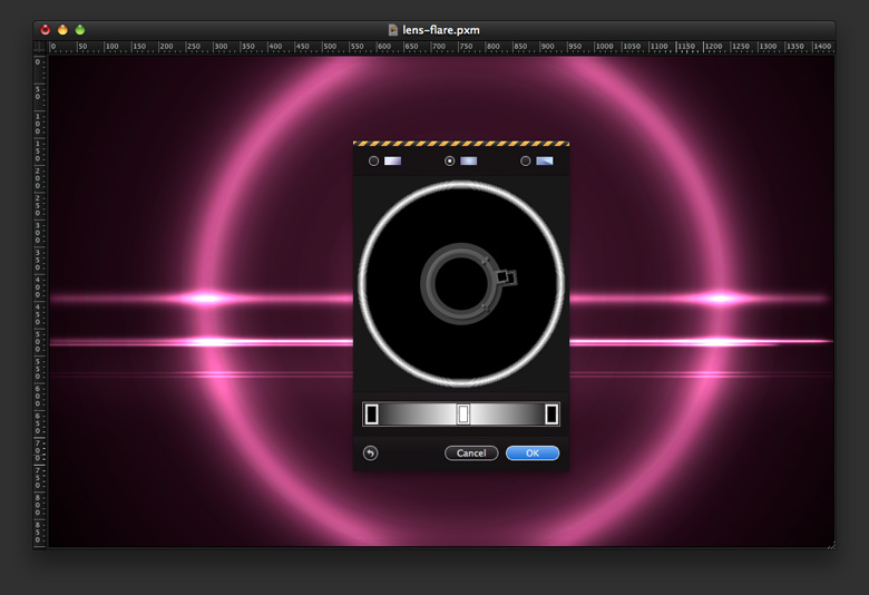 Lens Flare Revisited in Pixelmator