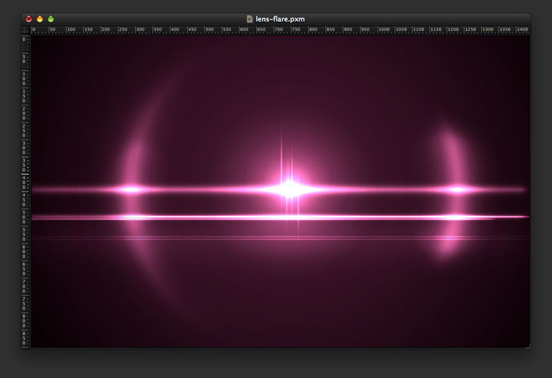 Lens Flare Revisited in Pixelmator