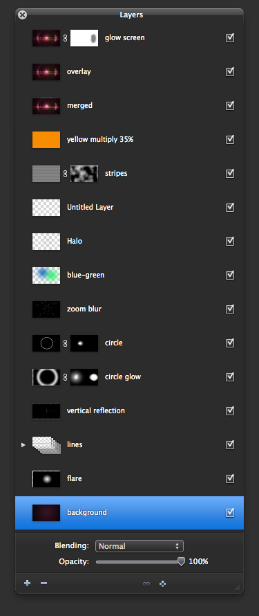 Lens Flare Revisited in Pixelmator