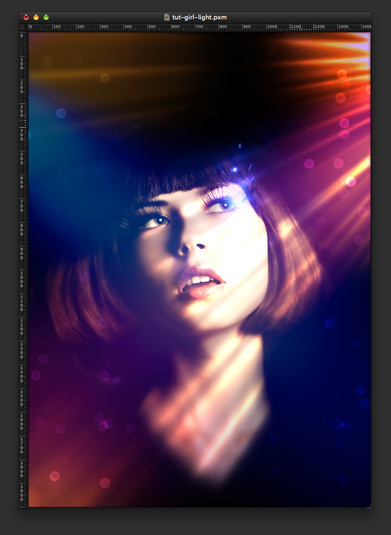 Stylish Light Effect in Pixelmator