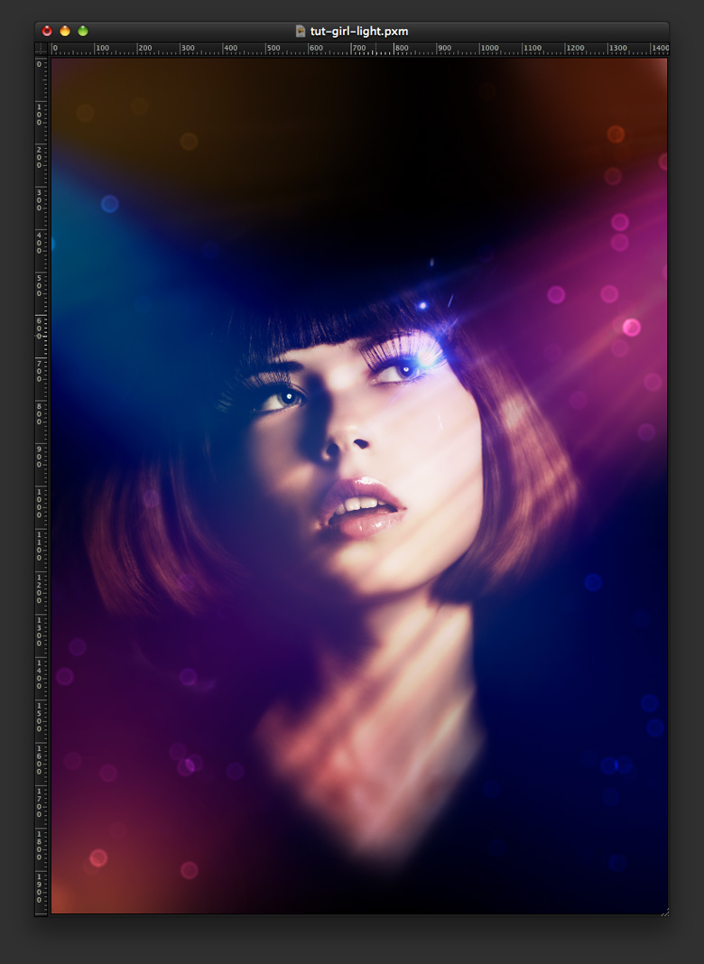 Stylish Light Effect in Pixelmator