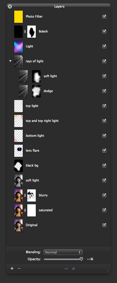 Stylish Light Effect in Pixelmator