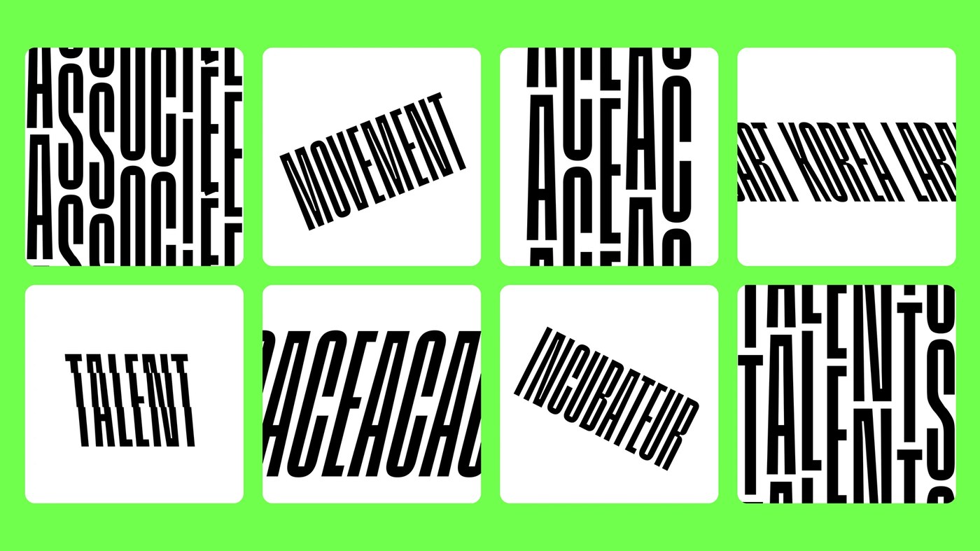 cultural festival identity animated typeface