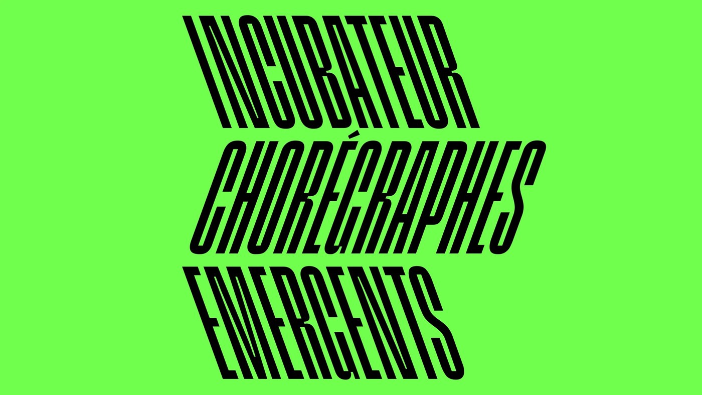 ACEAC contemporary dance festival dynamic identity by DE_FORM Studio