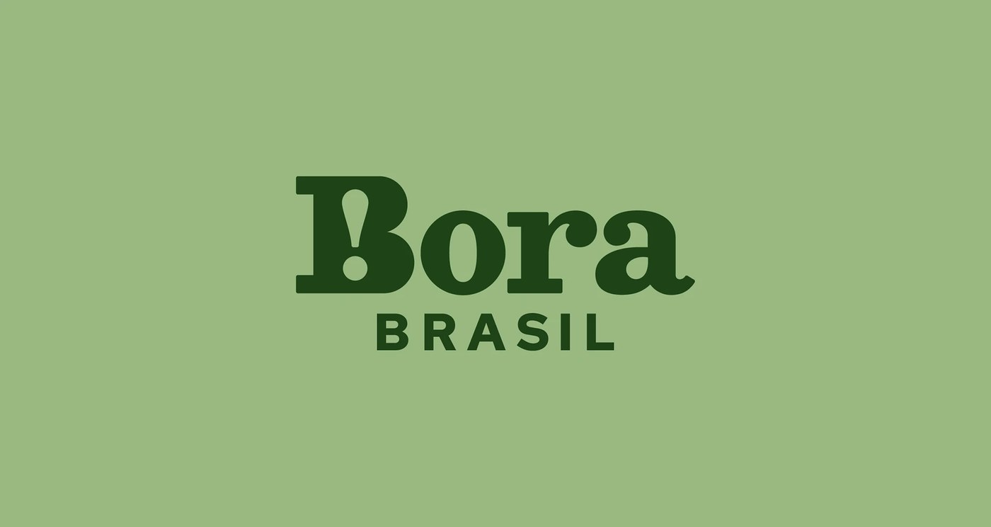 Bora Brasil Naming and Branding Hero Shot – Diseño de identidad de marca por Foresti Design