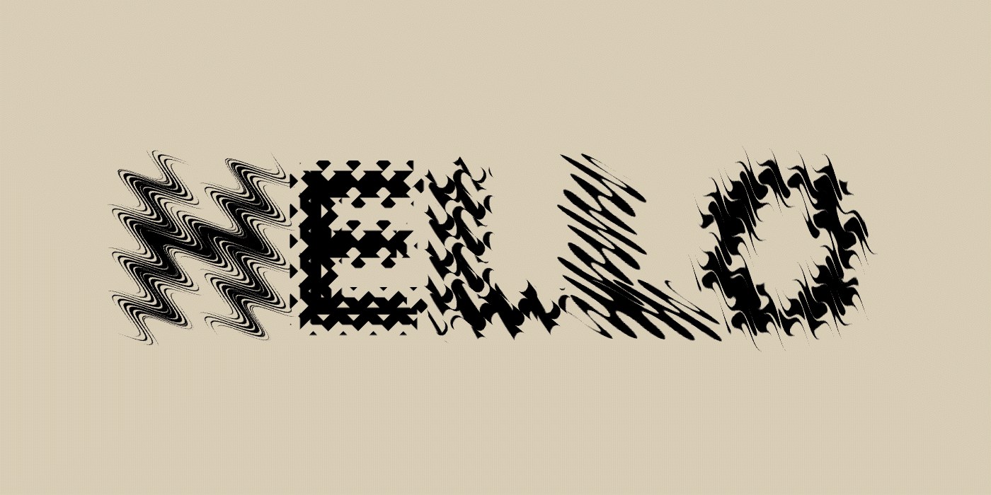 KINETIC TYPE ▻ v2 context shot — kinetic typography motion design by Knife .