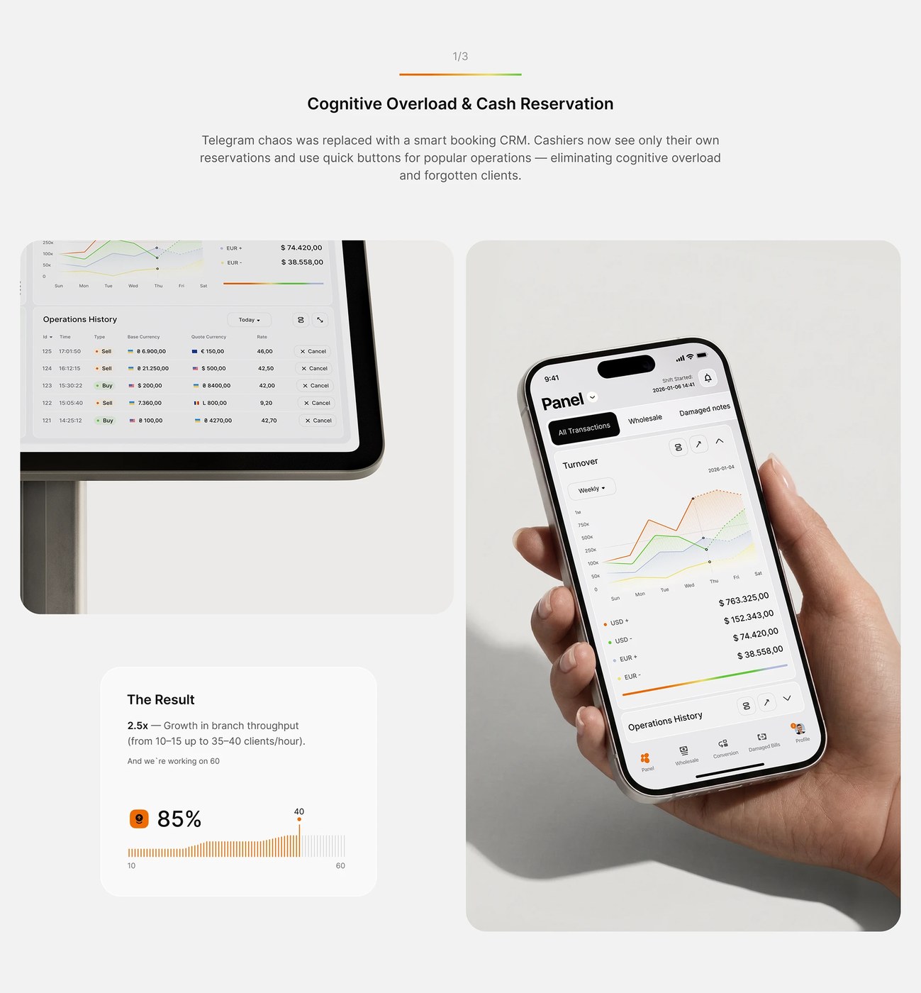 Kurio application detail — app interface design by Denis El