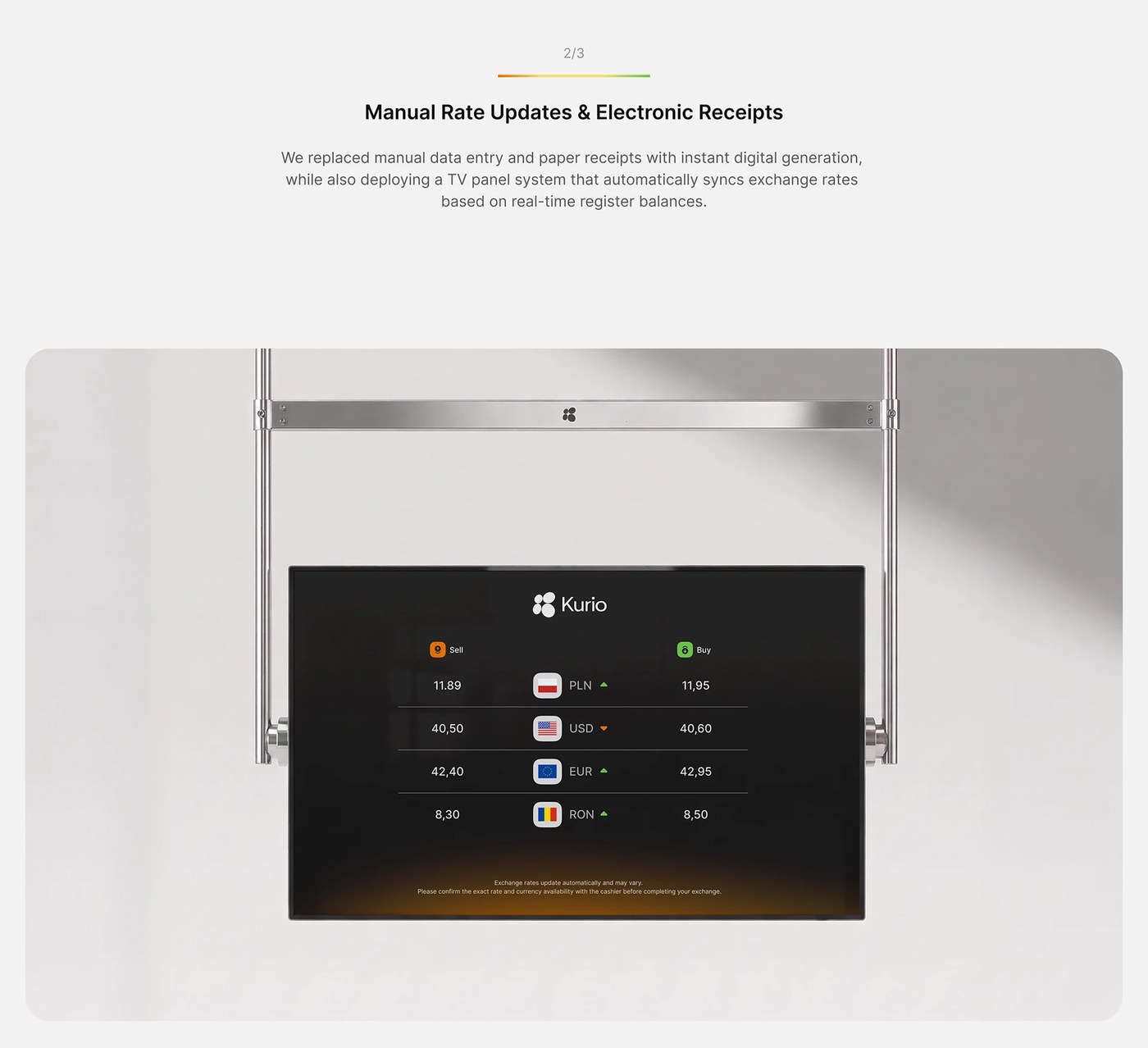 Kurio context shot — app interface design by Denis El