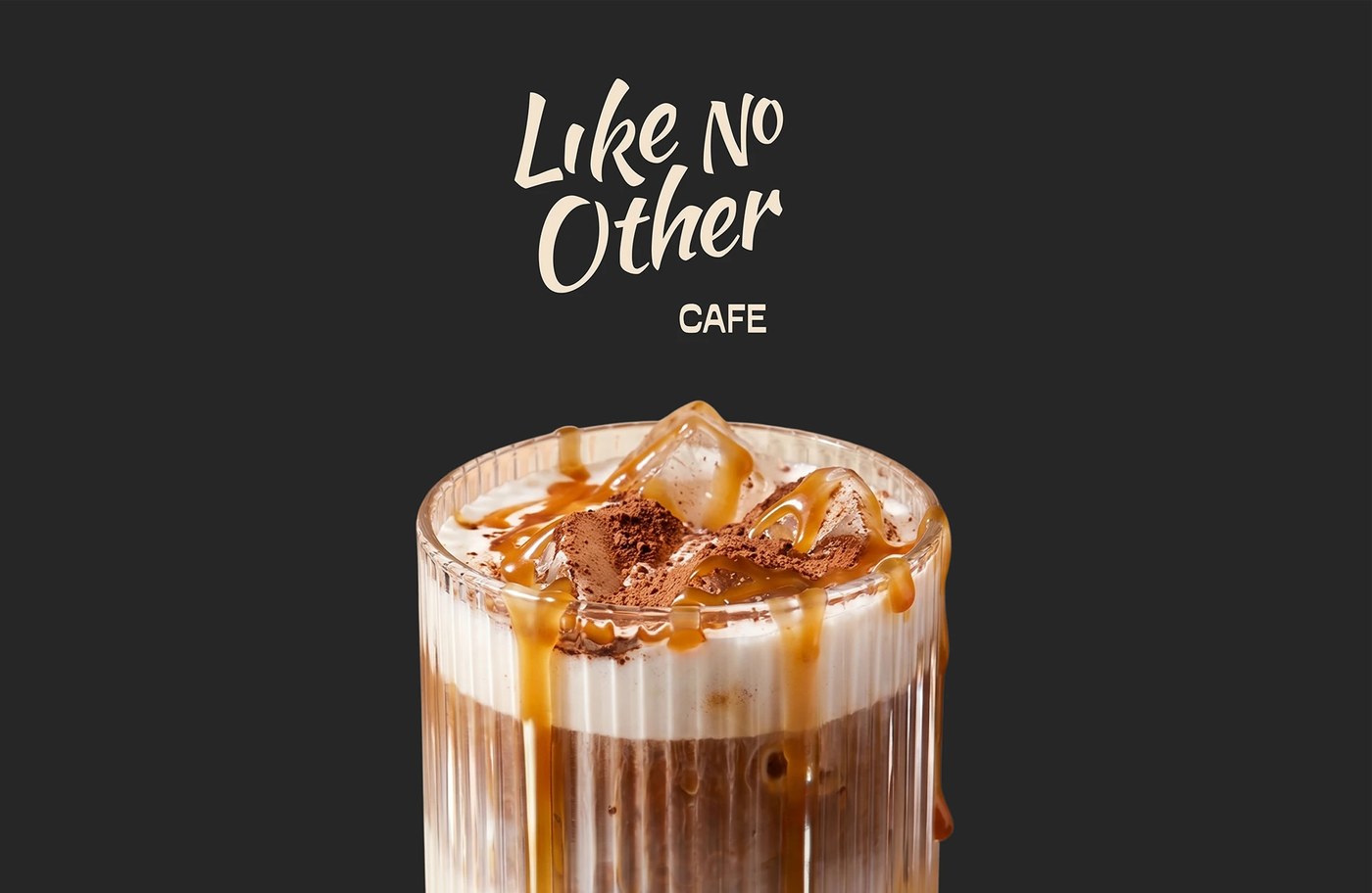 Like No Other brand identity coffee cup mockup