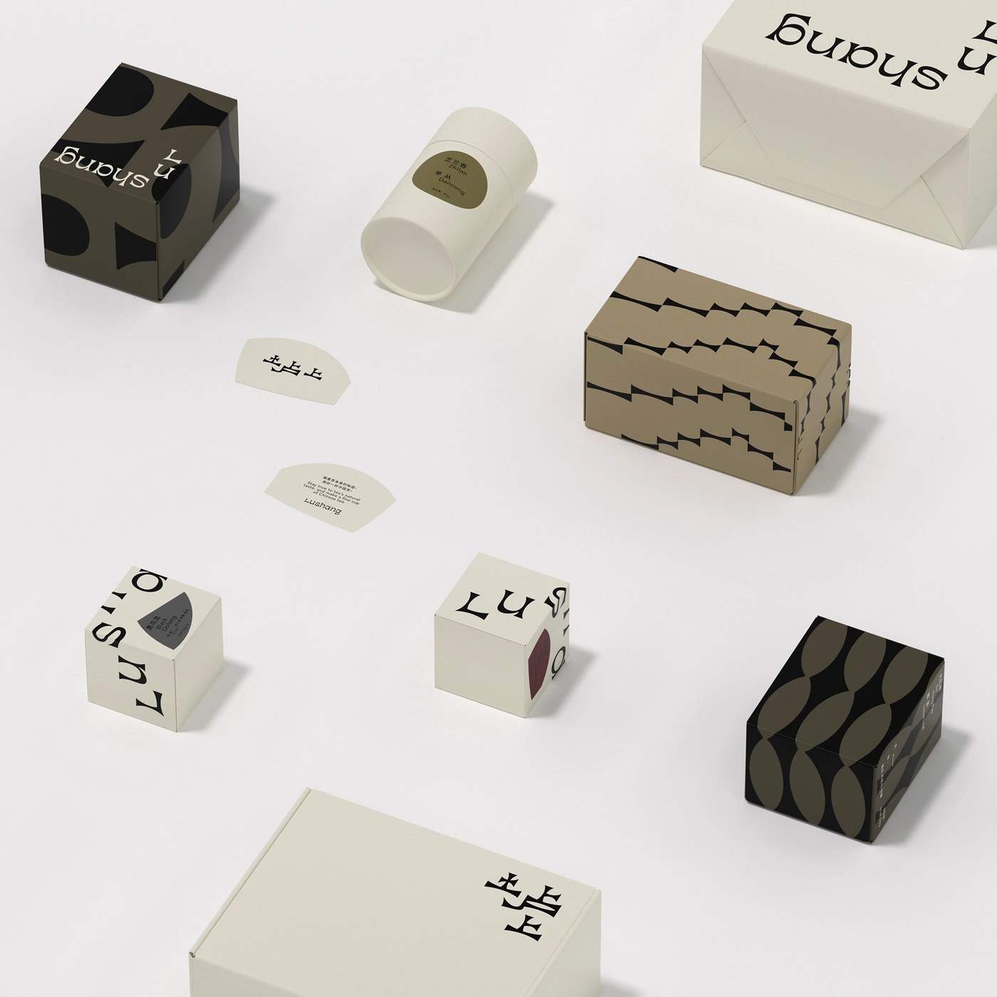 Lushang BRANDING & PACKAGING closing detail — packaging design by taoSTUDIO 张韬