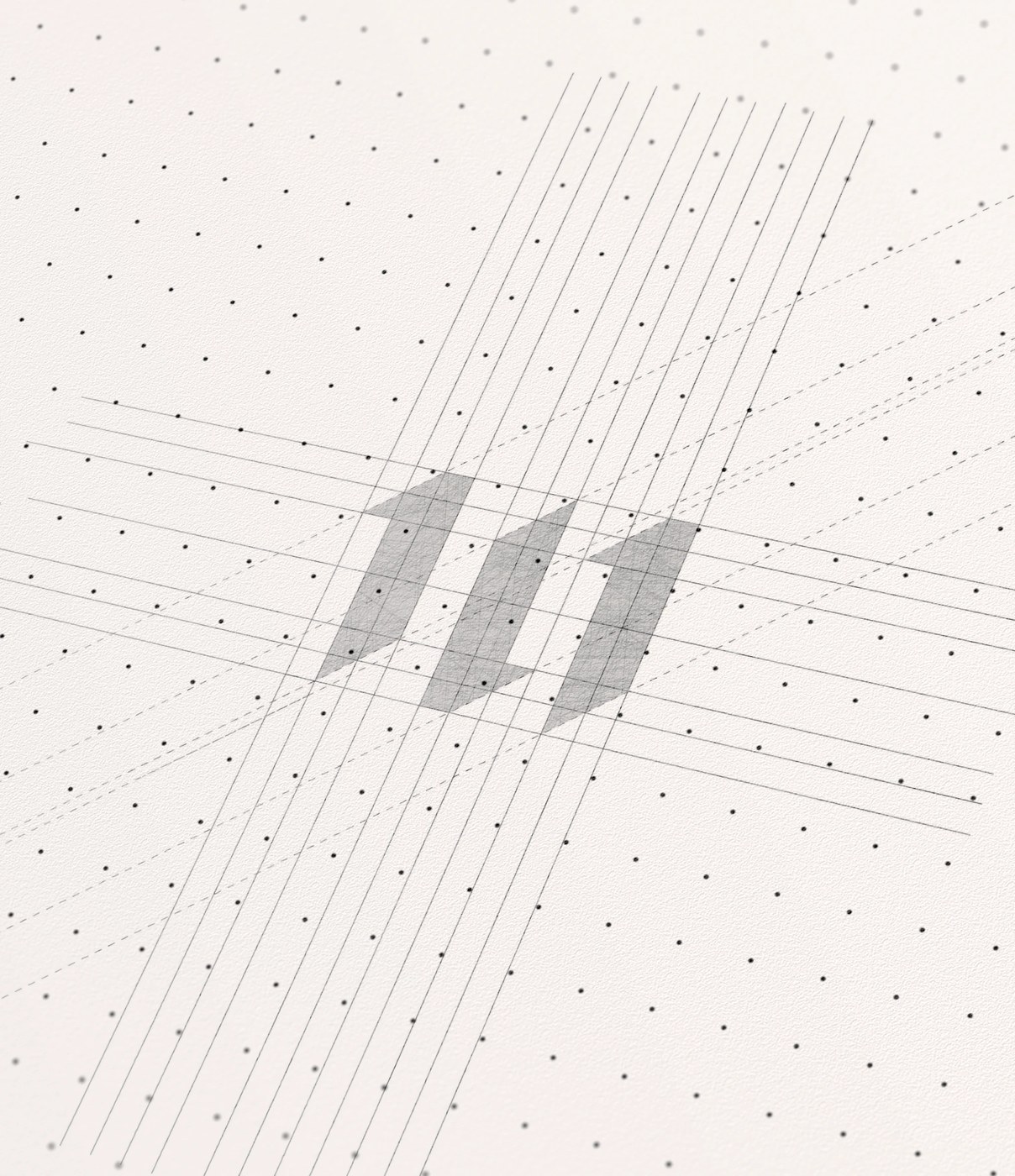 Stationery design detail and business cards with monogram — personal brand identity designer by Mehdi Drd