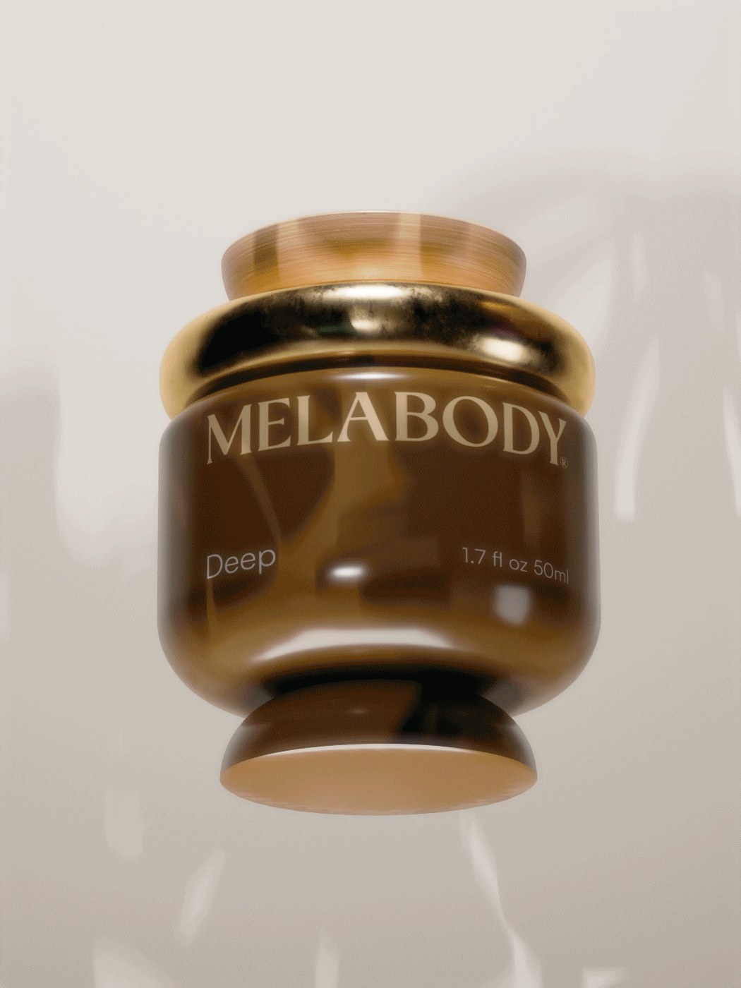 Maqueta de animación dinámica de empaque de belleza inclusivo.