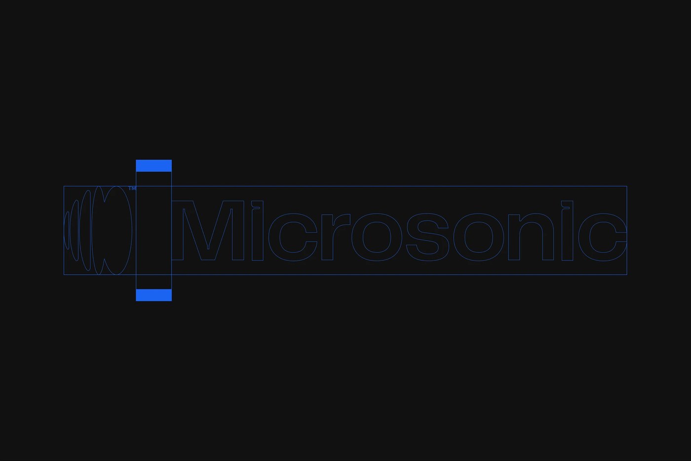 Microsonic alternate view — display typography design by Estúdio BRN BRANDS