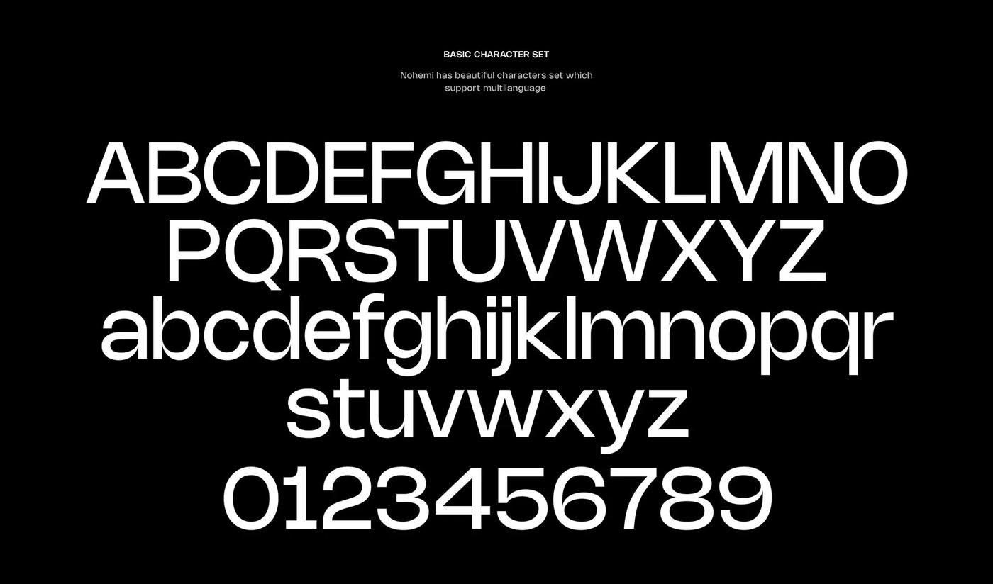 NOHEMI™ Typeface / Free / context shot — display typeface variable font by Rajesh Rajput