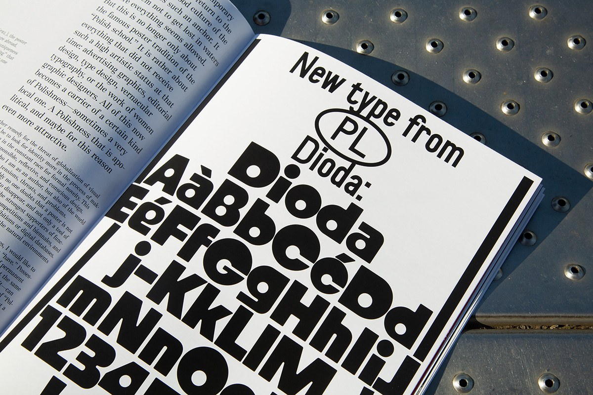 PLOP #02 poster section — Polish graphic design editorial