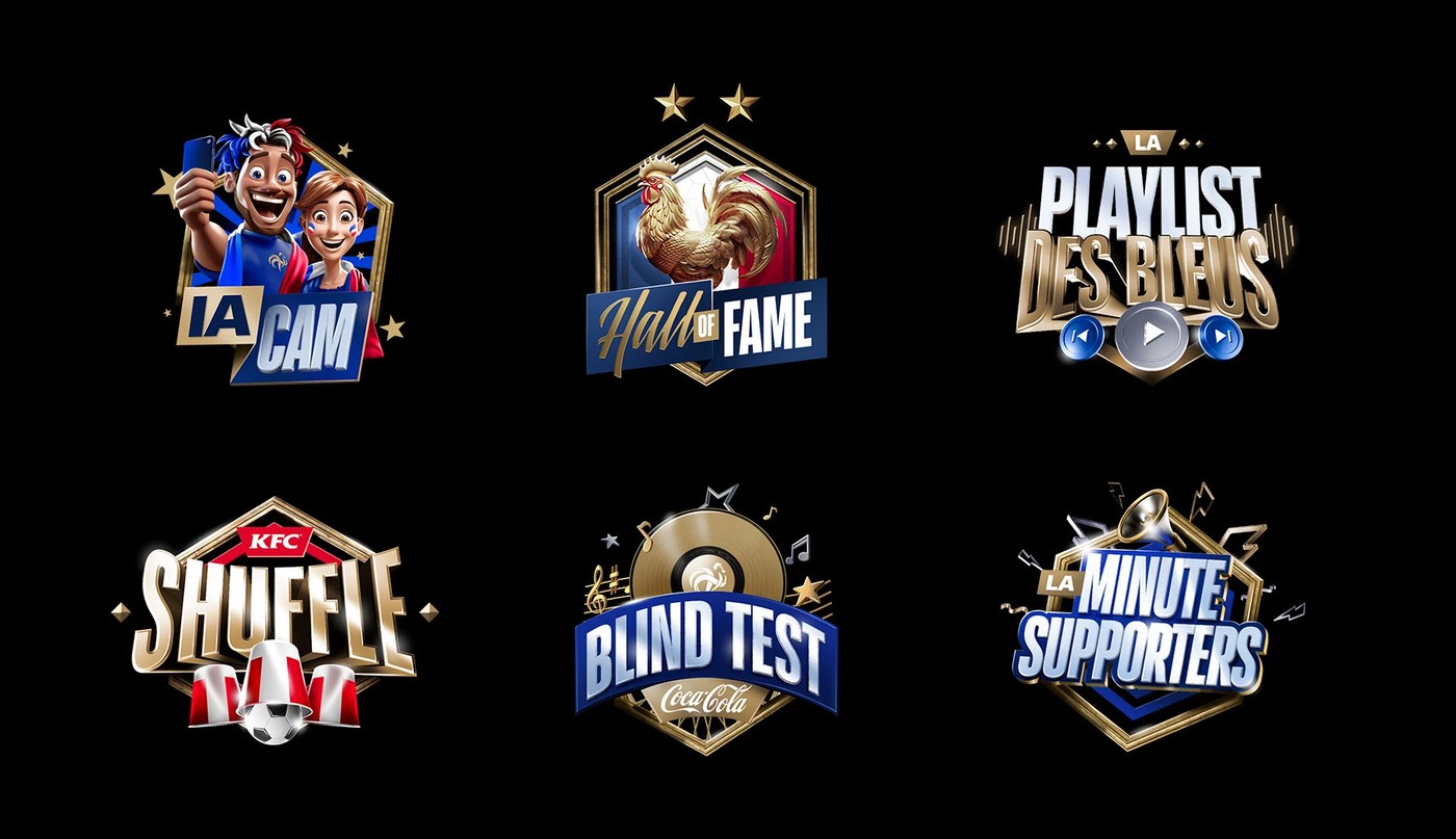 Deportes Sistema de diseño deportivo Insignias de segmento Bloqueo de patrocinador Modular