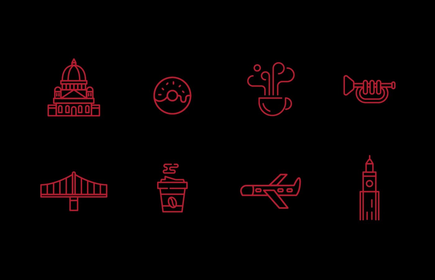 Tim Hortons City Branding composition detail — brand identity design by studio le_m