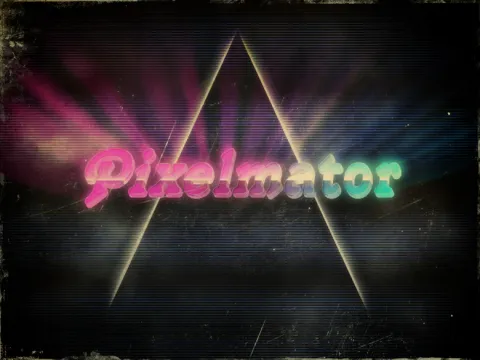 80's Style Text Effect in Pixelmator
