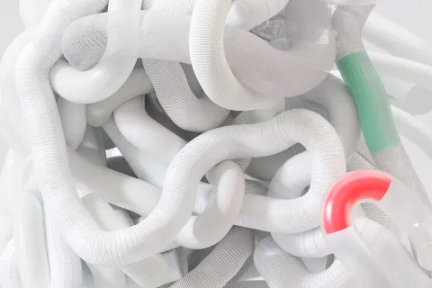 NEXT CONFERENCE 2018 Branding Work Mixes 3D and Typography