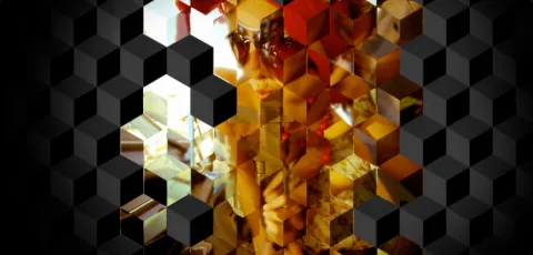 Cubes Mosaic in Pixelmator