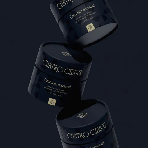 Sky-Inspired Packaging Design for Cuatro Cielos